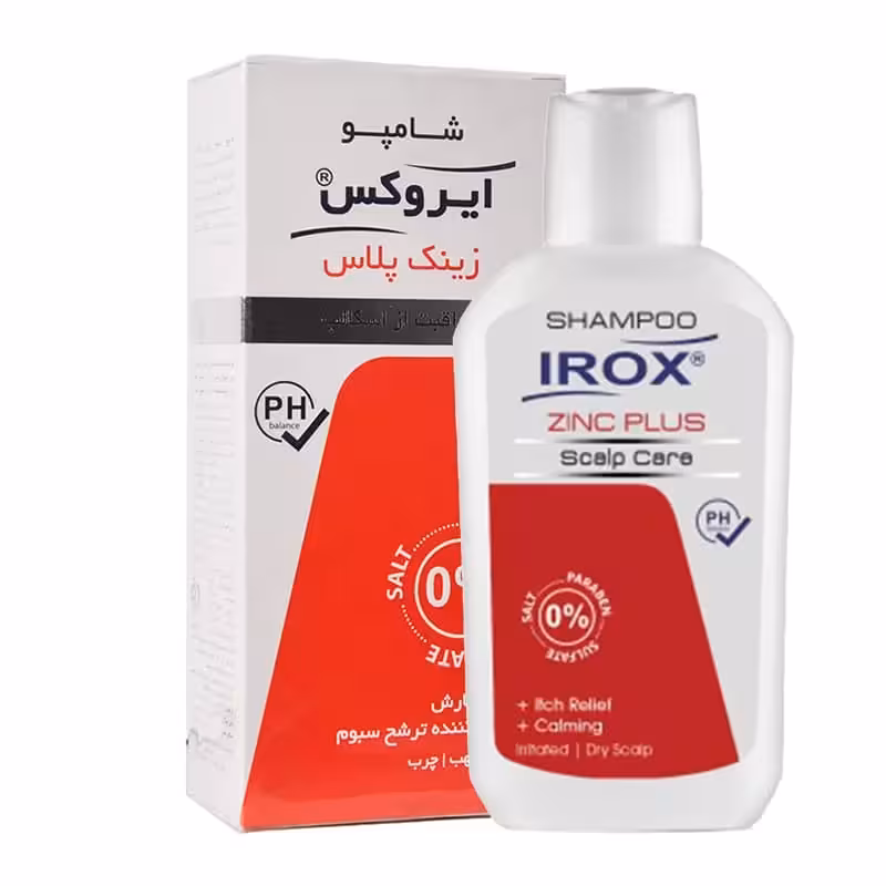 ایروکس شامپو زینک پلاس