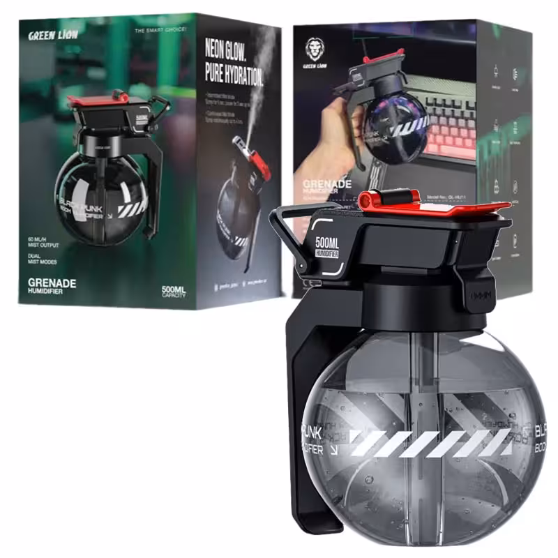 خوشبو کننده و رطوبت ساز هوا طرح نارنجک گرین لاین مدل with 500mL