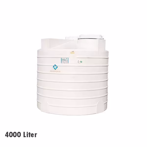 مخزن عمودی تک لایه پلاستونیک 4000 لیتر