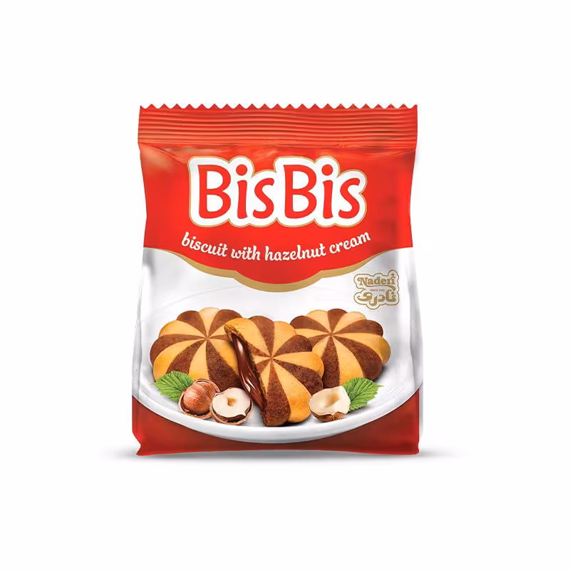بیس بیس کرم فندق پاکتی 120g نادری