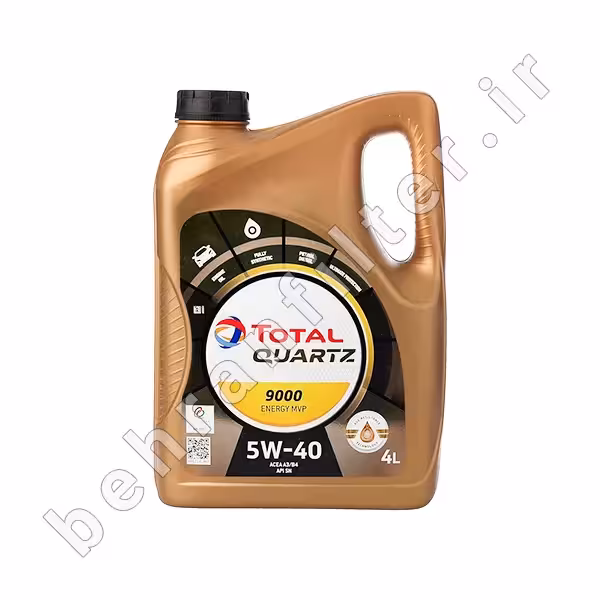 روغن موتور توتال MVP 9000 5W40 حجم 4 لیتر