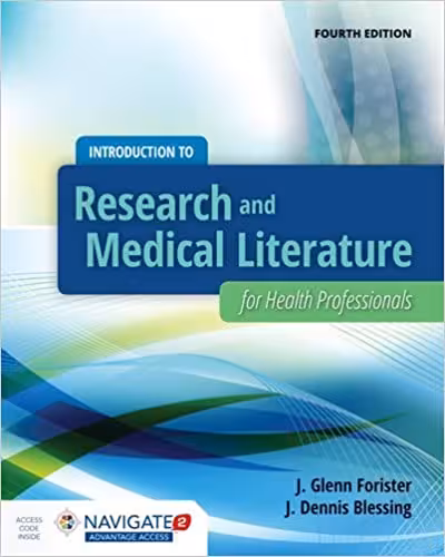 خرید و دانلود نسخه کامل کتاب Introduction to research and medical literature for health professionals (4th edition) - Orginal Pdf