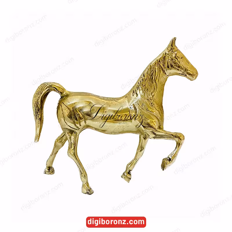 مجسمه برنجی برنزی مدل اسب