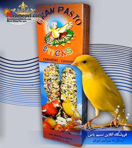 استیک تشویقی قناری حاوی میوه و عسل 60 گرم فلای ایوی کروچی