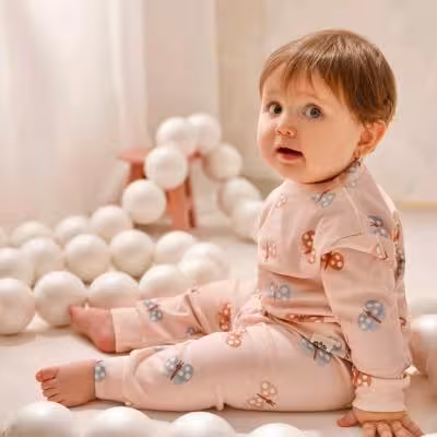 بلوز و شلوار راحتی نوزادی پروانه
