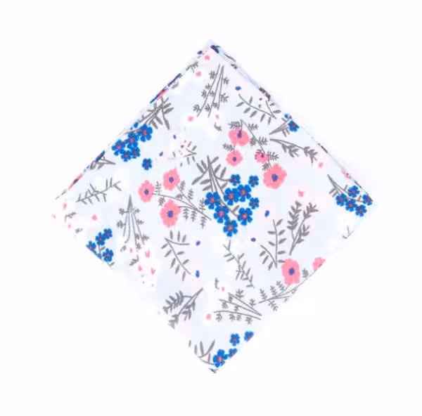 دستمال جیب دست دوز طرح دار PSH1152