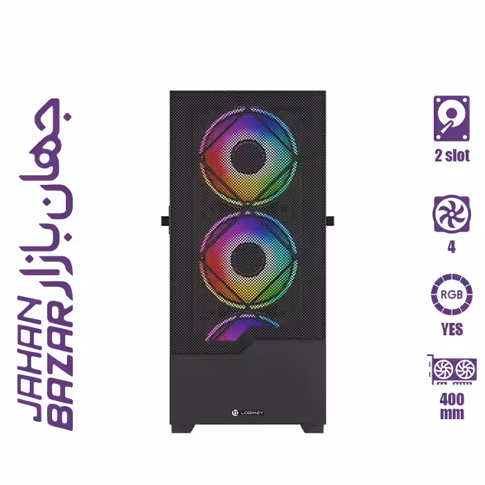 کیس کامپیوتر لاجی کی مدل C554B