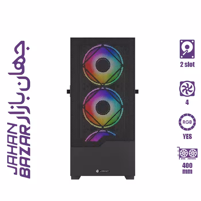 کیس کامپیوتر لاجی کی مدل C554B