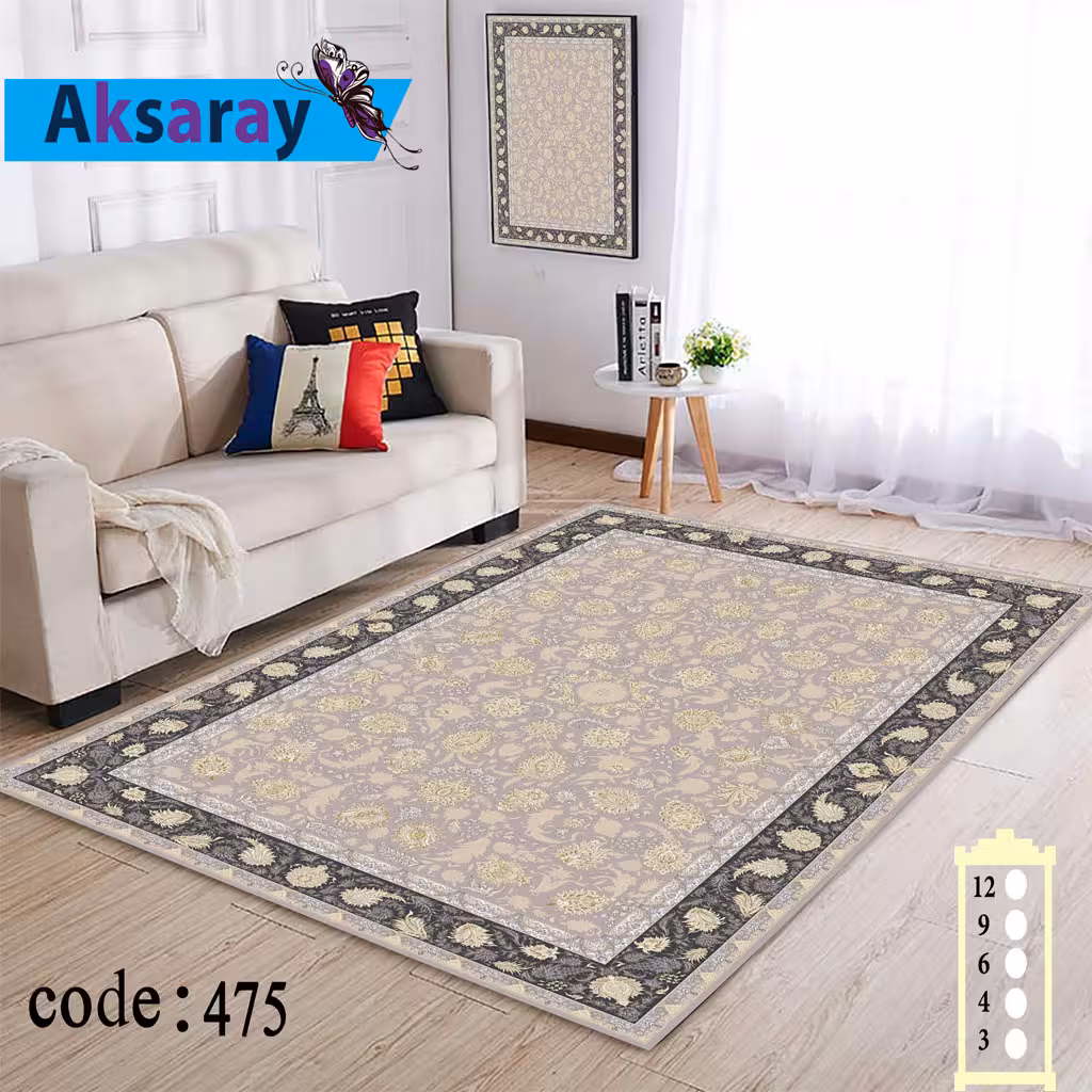 روفرشی کشدار مخمل شانل تراکم بالا طرح وینتیجی کد 475
