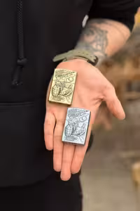 فندک طرح زیپو نارنجک