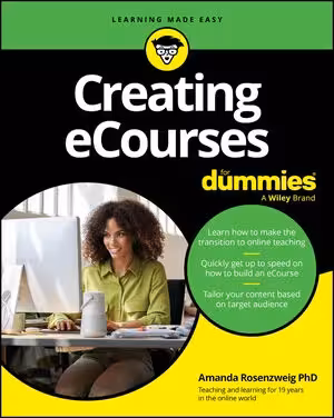 کریتینگ ای کورسز فور دامیز | کتاب انگلیسی Creating eCourses For Dummies