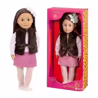 عروسک دخترانه عروسک 46 سانتیمتری Our Generation مدل Sienna کد 261600
