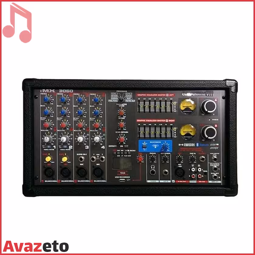 پاور میکسر اکوچنگ IMX3060 TUBE HYBRID