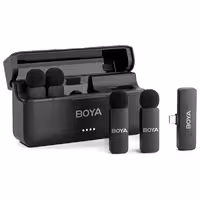 میکروفون 4 کاربره بی سیم یقه ای بویا مدل BOYA BY-V4U