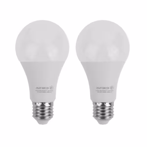 لامپ ال ای دی 12 وات پارت شید مدل Day Light پایه E27 بسته 2 عددی