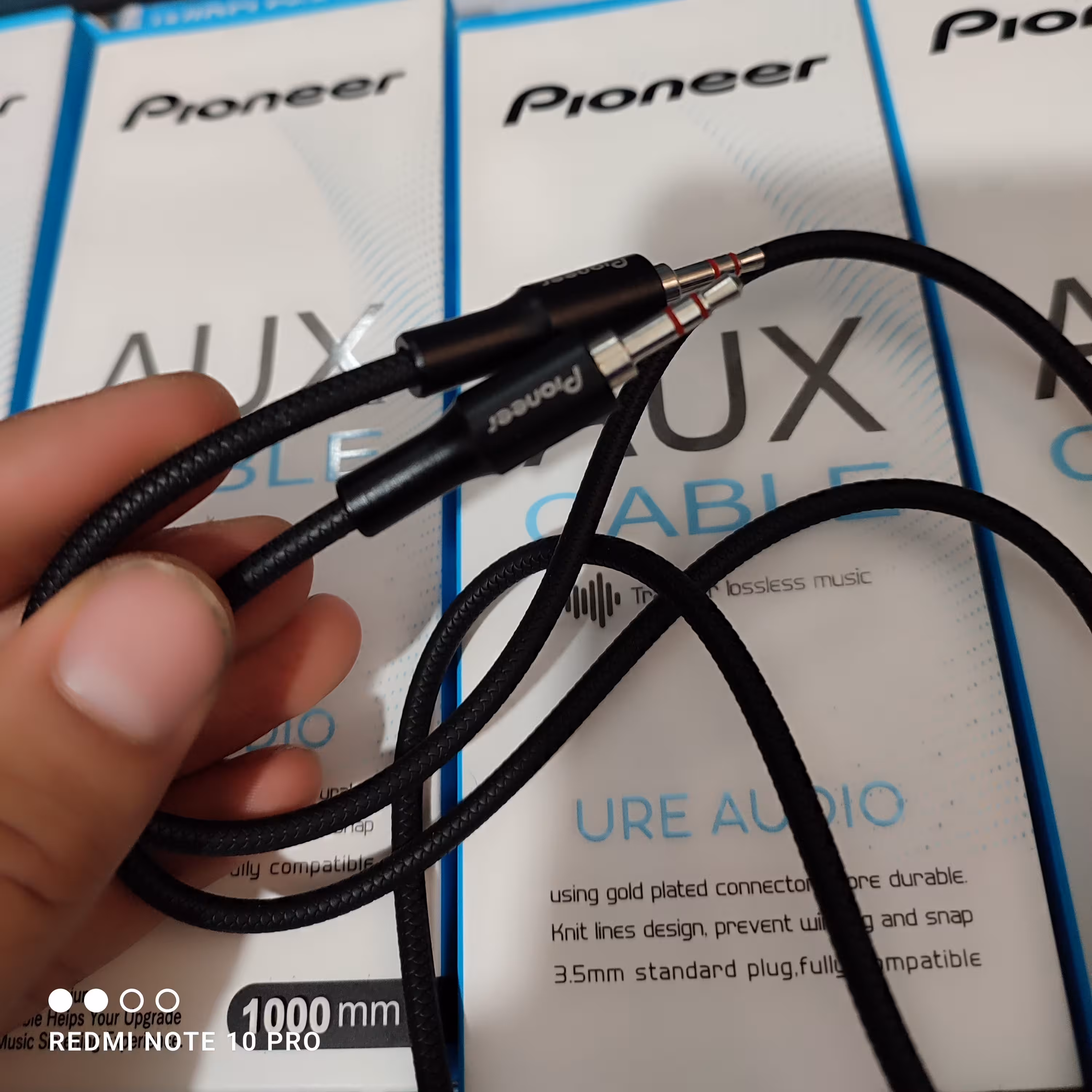 کابل aux پایونیر درجه یک پک دار