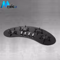 گاز رومیزی میلان کد G43 چهار شعله شیشه