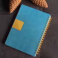 دفتر یادداشت سبز آبی