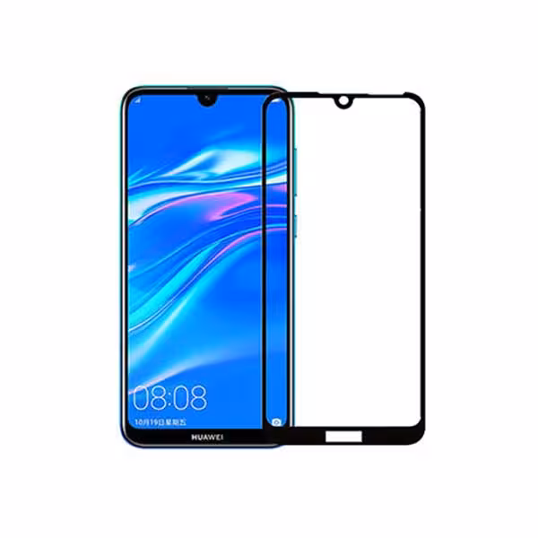 محافظ صفحه نمایش شیشه ای full cover Huawei Y7 2019