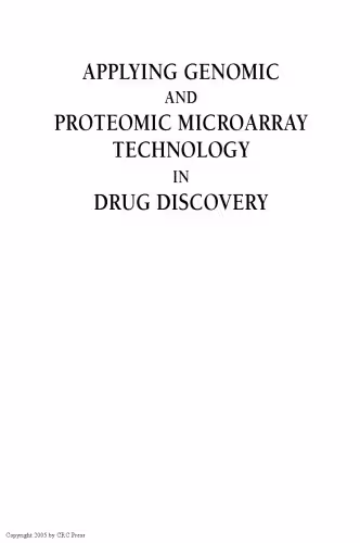 خرید و دانلود نسخه کامل کتاب Applying Genomic and Proteomic Microarray Technology in Drug Discovery