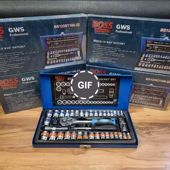 جعبه بکس 40 عددی باس مدل BS-40pcs