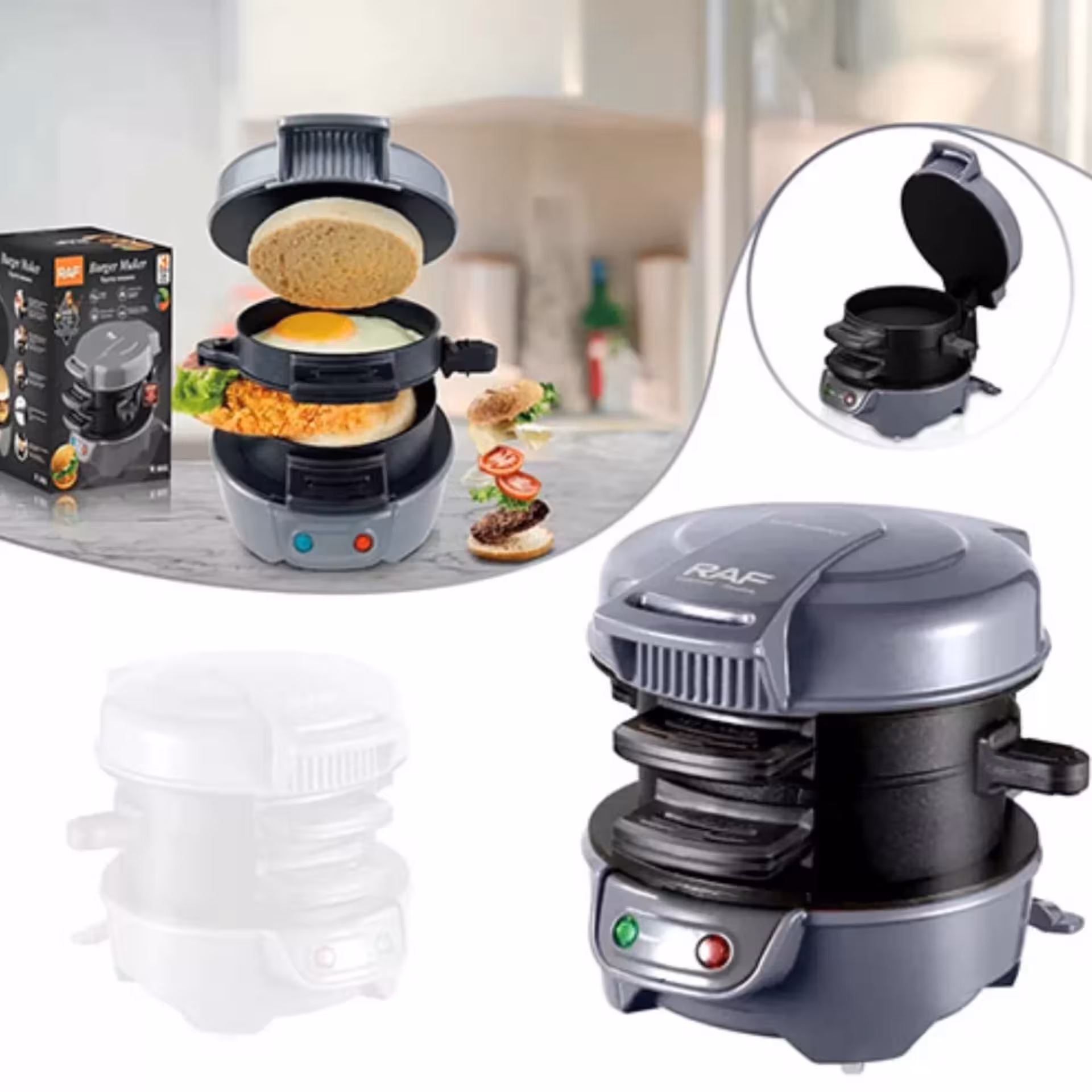 ساندویچ ساز راف مدل R.666