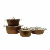 سرویس قابلمه یونیک فلورانس هفت رنگ 8 پارچه UN-8408