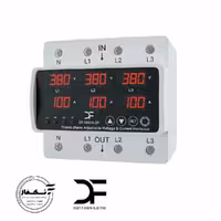 محافظ سه فاز ولتاژ و جریان 100 آمپری دیپ فیوژن (380V) (کنترل فاز و بار سه فاز)