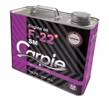 روغن موتور کارپیه F22  SM 10W-40 حجم 3.5 لیتر
