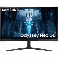 مانیتور سامسونگ (Samsung) مدل Odyssey NEO G8، سایز 32 اینچ، رزولوشن 4K، نرخ تازه‌سازی 240Hz، تکنولوژی Q-MINI LED