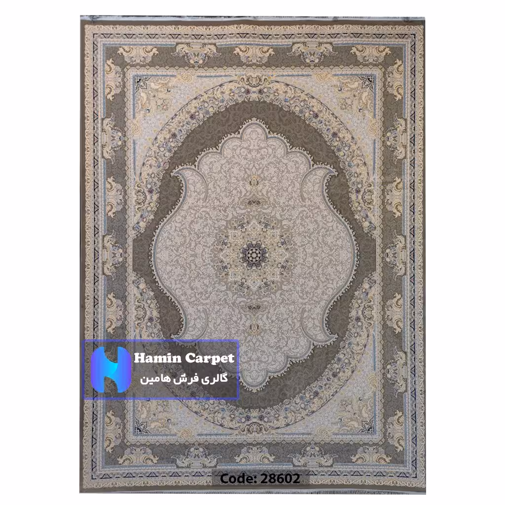 فرش 6 متری 1200 شانه تراکم 3600  نخ اکلریک گل برجسته کد   AR28602