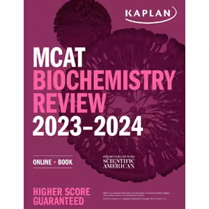 کتاب MCAT Biochemistry Review 2023-2024
