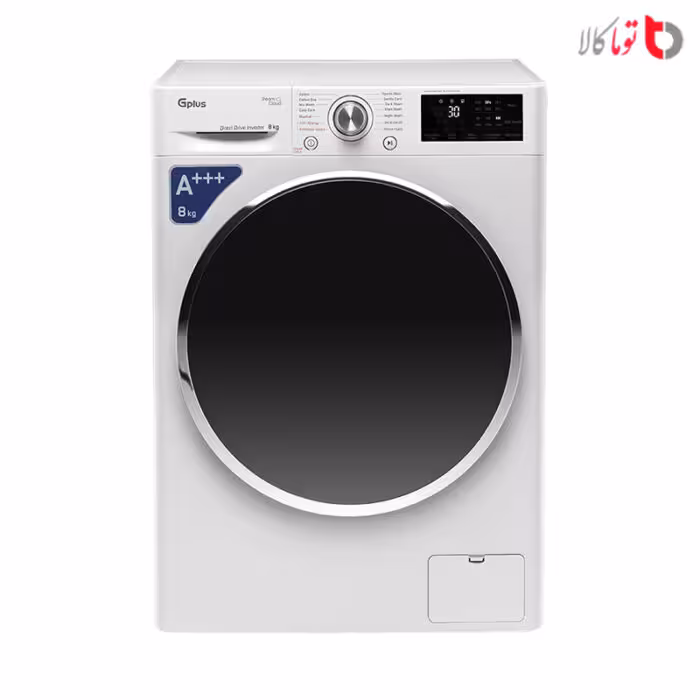 ماشین لباسشویی جی پلاس 8 کیلویی مدل GWM-L88