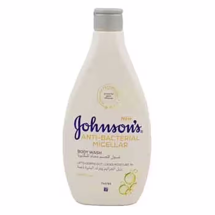 شامپو بدن فرانسوی جانسون Johnson’s Anti-Bacterial Micellar آنتی باکتریال با رایحه لیمو 400 میل