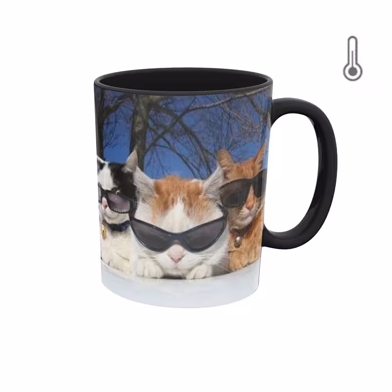 خرید ماگ-لیوان حرارتی  گربه کیوت