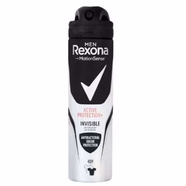 اسپری ضدتعریق مردانه رکسونا Rexona مدل invisible حجم 150 میل