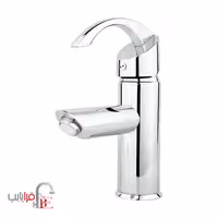 شیر روشویی راسان مدل تیتانیوم کروم