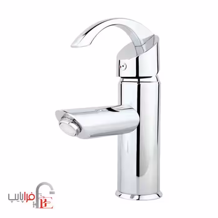 شیر روشویی راسان مدل تیتانیوم کروم