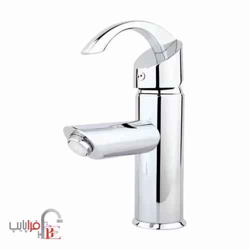 شیر روشویی راسان مدل تیتانیوم کروم