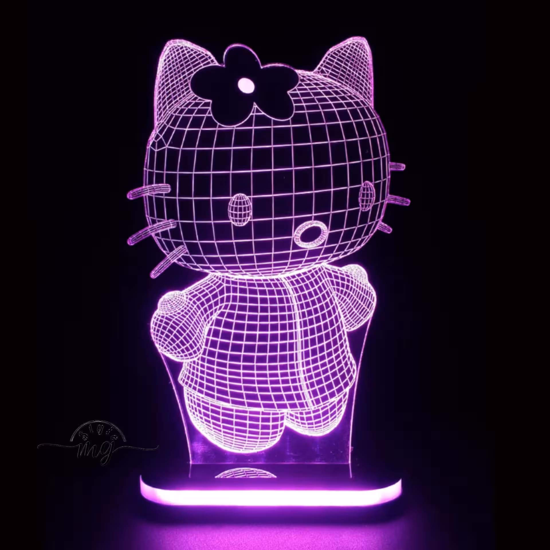 چراغ خواب رنگی فانتزی اتاق خواب کودک طرح کیتی 1079