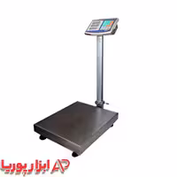 ترازو 300 کیلوی محک کفی ضخیم صنعتی دکمه استیل تاشو 1سال ضمانت