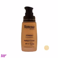 کرم پودر پمپی رستیکا (Rostika) مناسب پوست حساس حجم 35 میلی‌لیتر