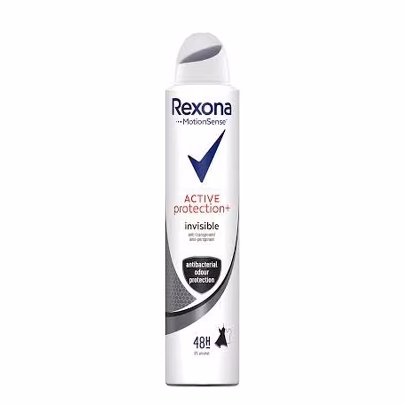 اسپری ضد تعریق زنانه مدل Active Protection  Invisible رکسونا 200 میل