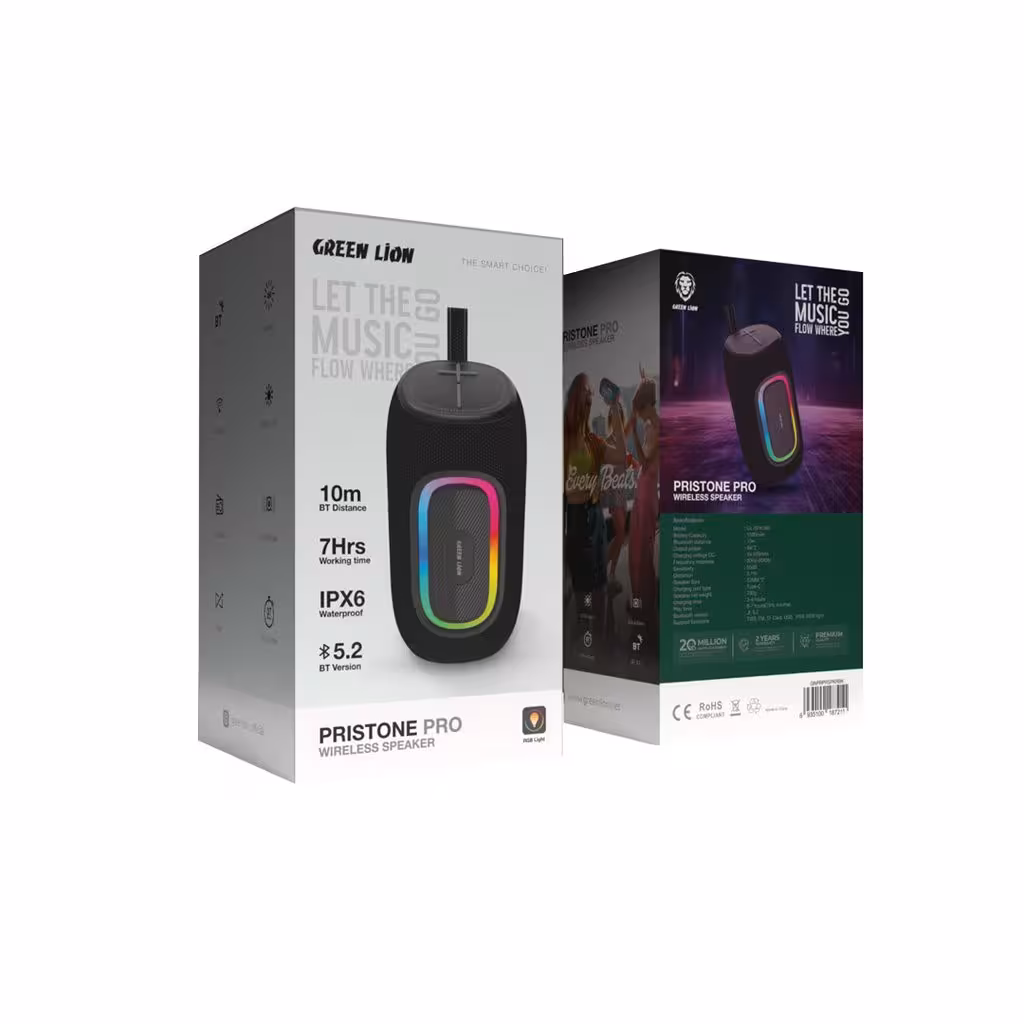 اسپیکر بیسیم پریستون پرو گرین Green Pristone Pro Wireless Speaker