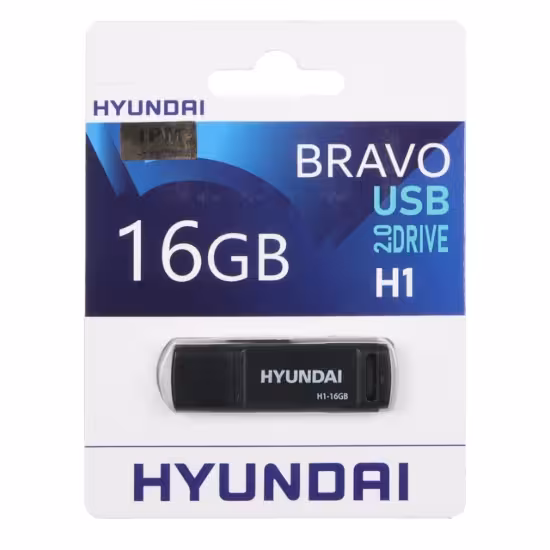 فلش مموری هیوندای مدل Bravo H1 USB 2.0 ظرفیت 16 گیگابایت