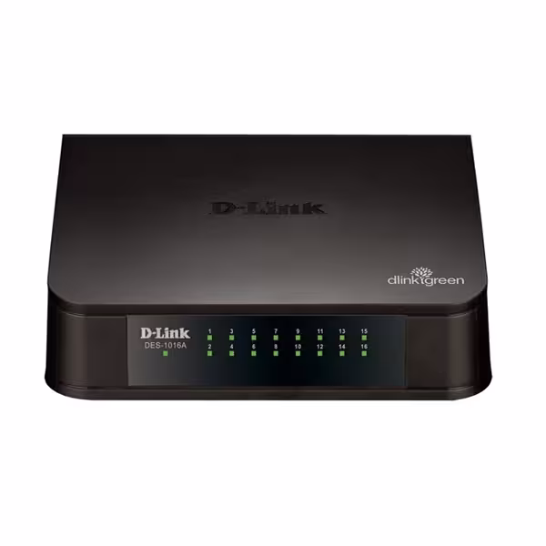 سوئیچ شبکه 16 پورت دی لینک مدل DES-1016A