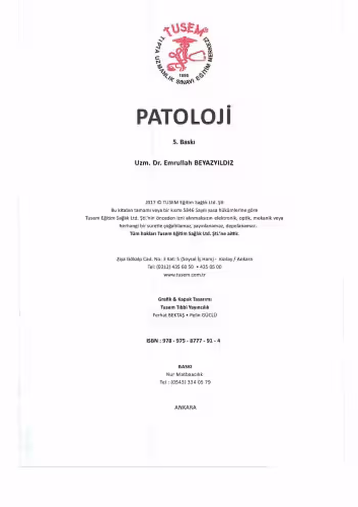 خرید و دانلود نسخه کامل کتاب Patoloji Konu Kitabı