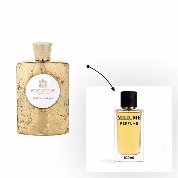 اسانس عطر Atkinsons Gold Fair In Mayfair برند Givaudan - کد 2480 - اتکینسون گلد فیر این می فیر 100ML - میلیوم پرفیوم