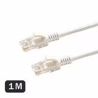 کابل شبکه 1متری DETEX مدل CAT5Eسفید