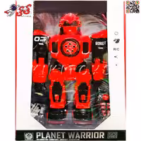 اسباب بازی ربات کنترلی قرمز با پرتاب تیر PLANET WARRIOR 601